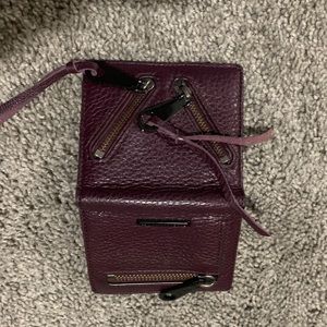 Plum, mini Rebecca Mink Off Wallet